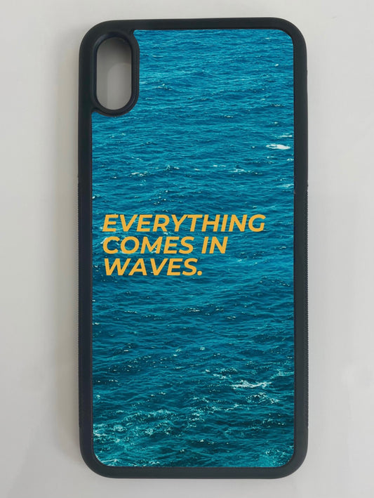 Everything Comes In Waves phone case