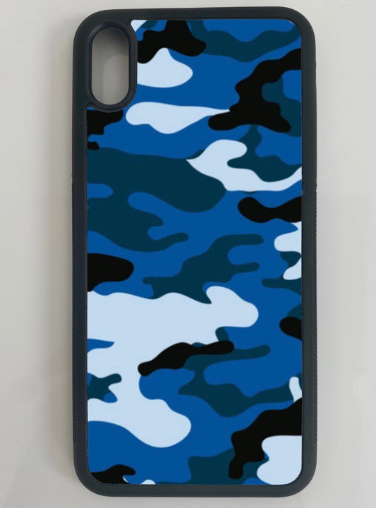 Blue Camouflage Phone Case