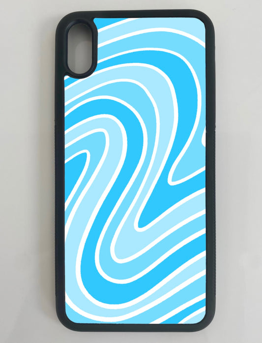 Blue Wild Waves Phone Case
