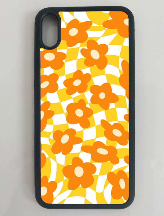 Orange and Yellow Groovy Garden Phone Case