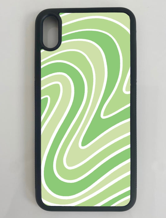 Green Wild Waves Phone Case