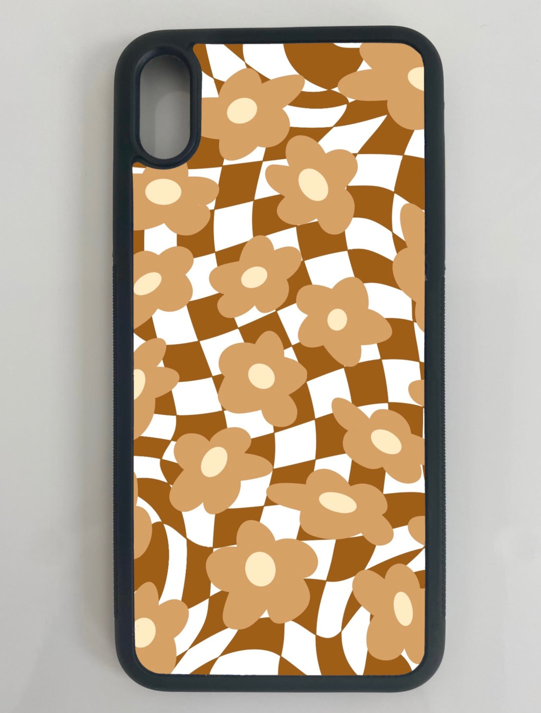 Brown Groovy Garden Phone Case