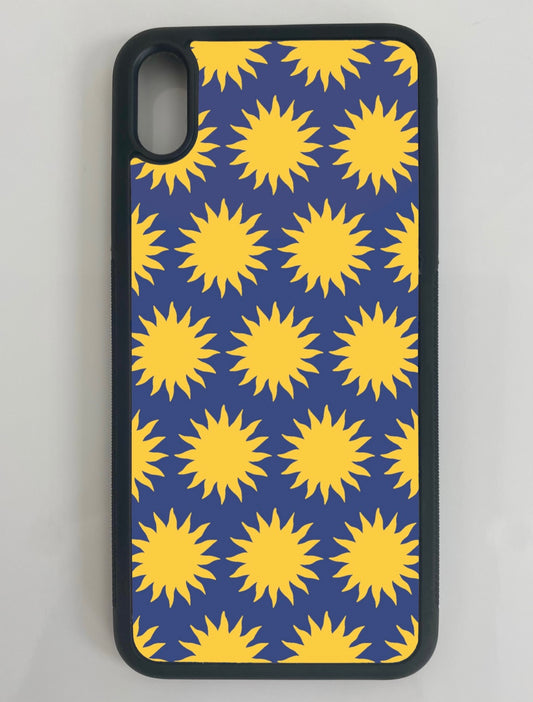 Dark Blue Sun Phone Case