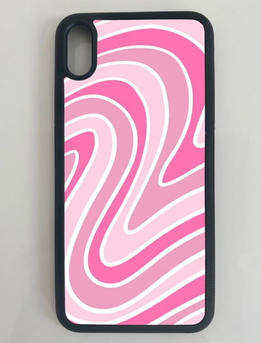 Pink Wild Waves Phone Case