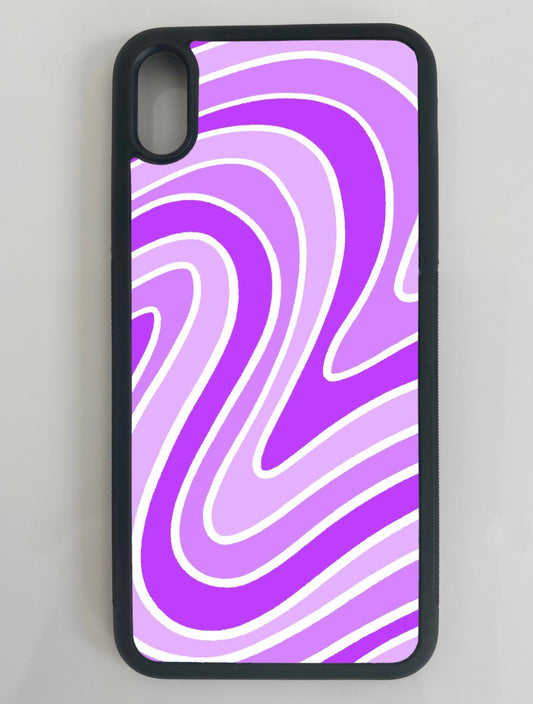 Purple Wild Waves Phone Case