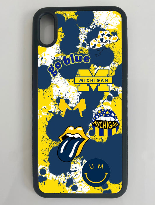 University of Michigan Inspired Phone Case