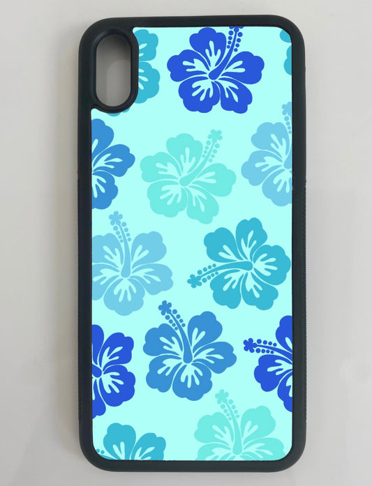 Blue Hibiscus Phone Case