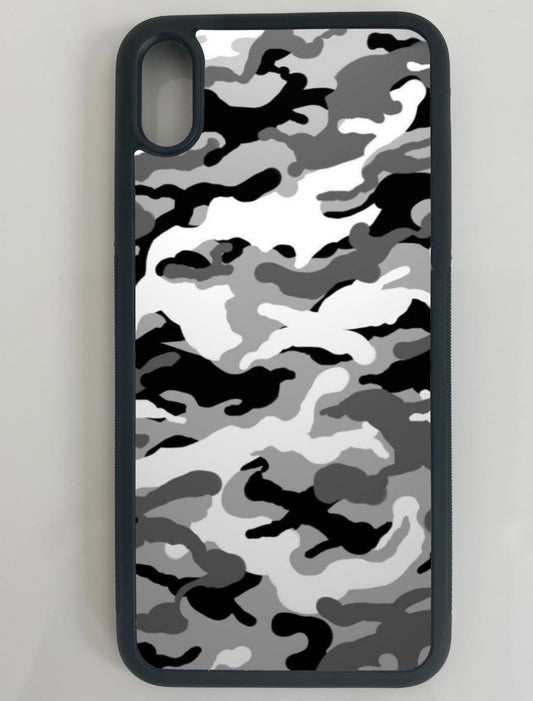 Grey Camouflage Phone Case