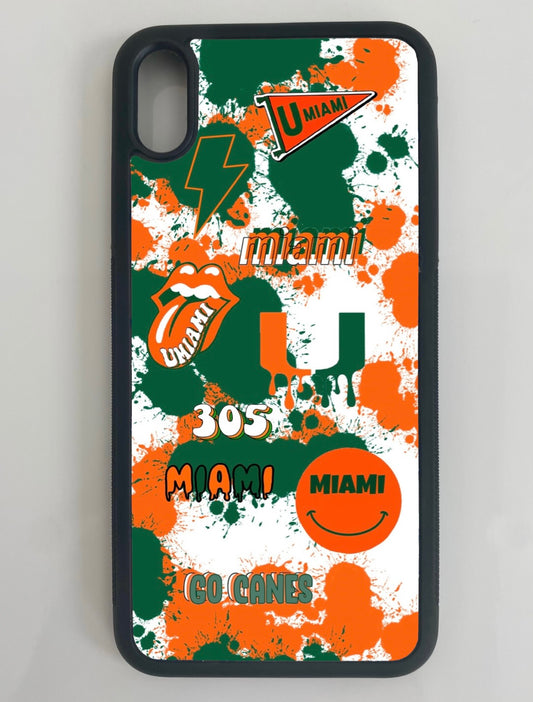 University of Miami Inspired Phone Case