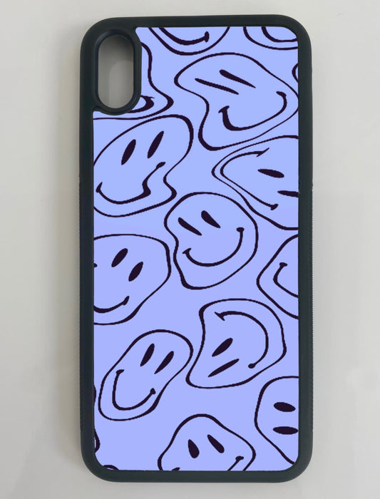 Purple Wavy Smiles Phone Case
