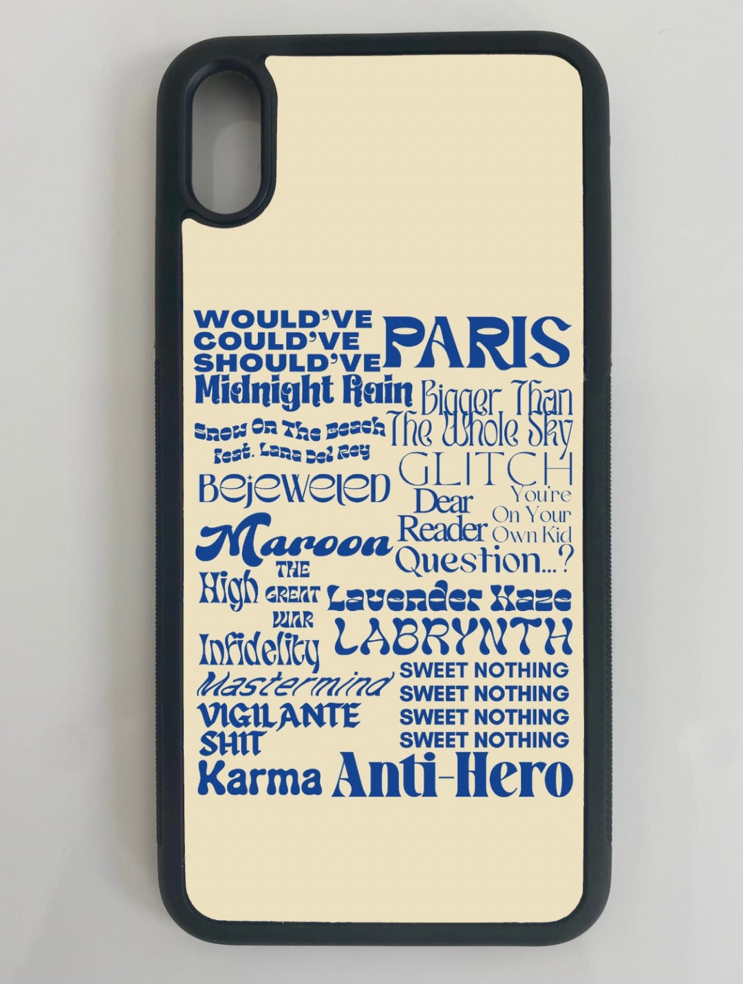 Taylor Swift Midnights inspired phone case